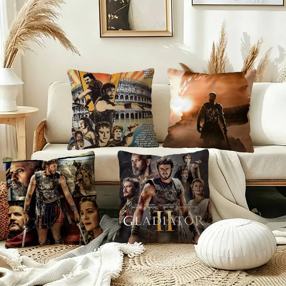 Gladiator Movie Personalized Pillow Cover Kids Bedroom Wild Party Decor Pillowcase kid Birthday shower Gift