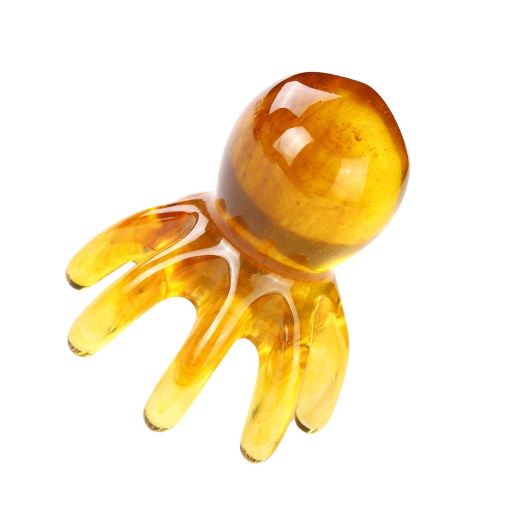 Handlicher Oktopus Kopfhaut-Massagegerät 8 Tentakel Gua Sha Massagegeräte für Kopf Körper Entspannung Triggerpunkt-Massagegeräte