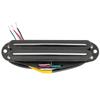 Musiclily Pro Alnico 5 Hot Rails Humbucker Super for Stratocaster Electric Black Single-Size Pickup, 13.2K Distortion, Guitars,