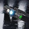 High Intensity Charging Headlamp Waterproof for Camping, Outdoor Fishing, and Cycling with Focusing LED Head Mounted Flashlight