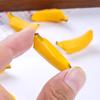 Cute 3D Banana Resin Ornament: Phone Case, Hair Clip, Magnet Accessory