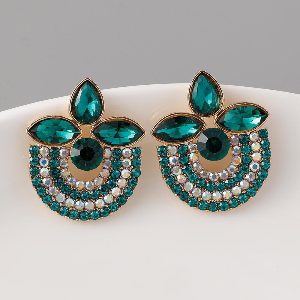 

Европейские индивидуальные винтажные этнические женские цветные хрустальные серьги Bohemiya Rainbow Rhinestone Tassel Drop серьги ювелирные подарки красный