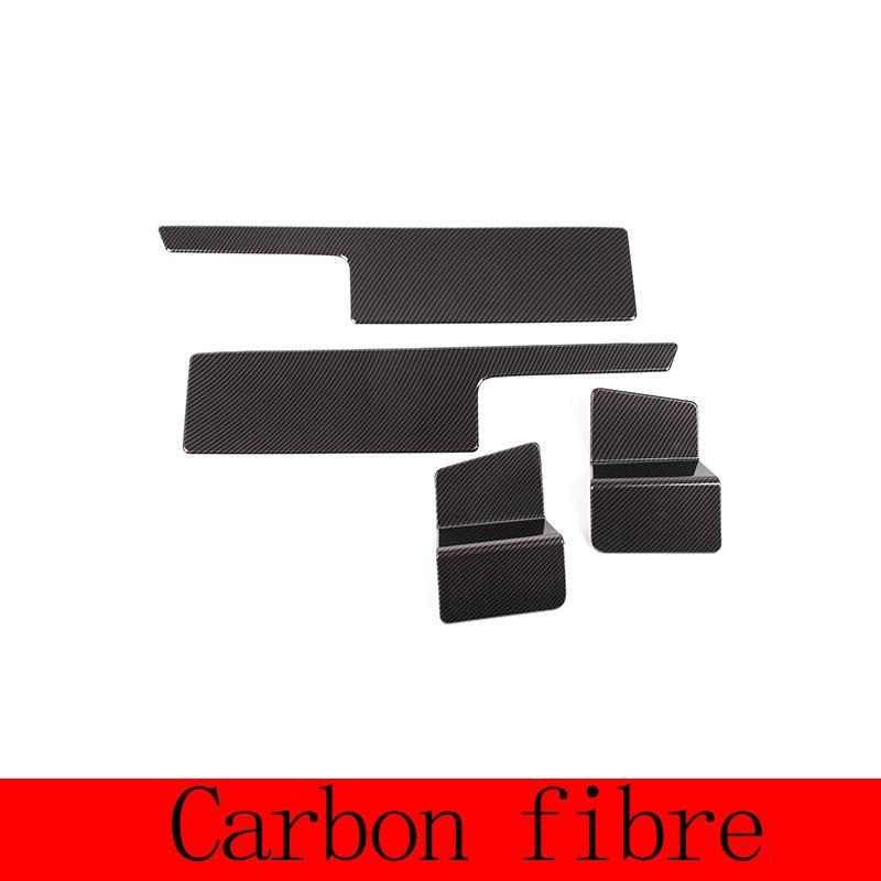 

ABS Carbon fiber/Matte black For Toyota FJ Cruiser 2007-2025 Auto Inner Door Decoration Panel Sticker Car Interior Accessories