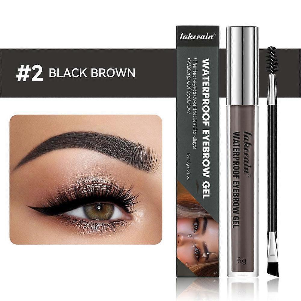 Waterproof eyebrow glue #4 (D) $ Waterproof eyebrow glue Eyebrow dyeing and shaping Easy to color Long-lasting waterproof eyebrow dyeing glue 6g