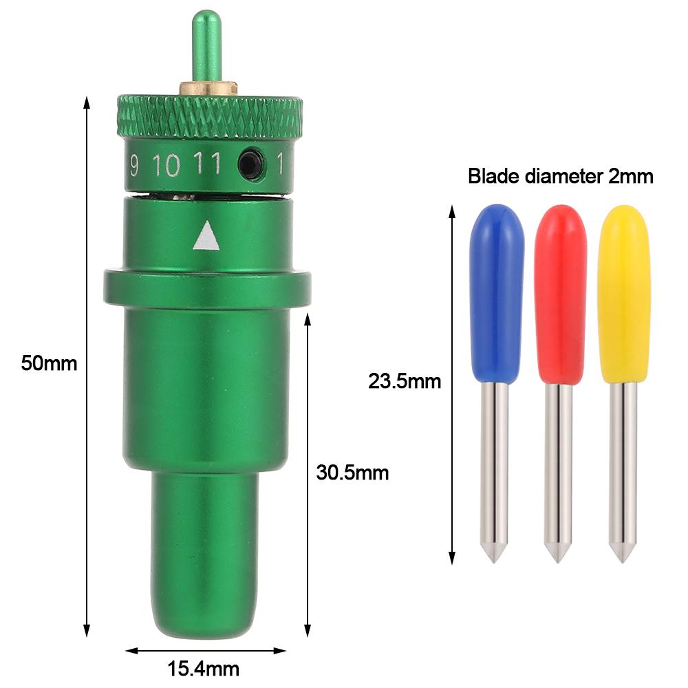 30 45 60 Degree Plotter Blades Replacement Metal Blades Holder Smooth for Graphtec Silhouette Cameo 4 Plus Pro Portrait 3