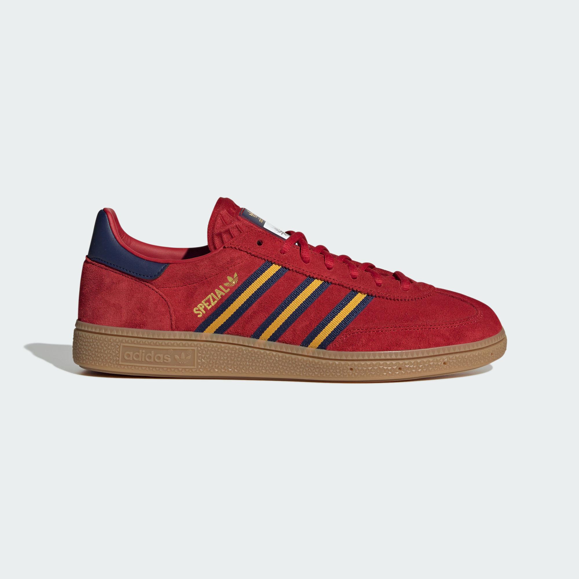 Adidas Originals HANDBALL SPEZIAL German Army Trainers Unisex Red 35.5