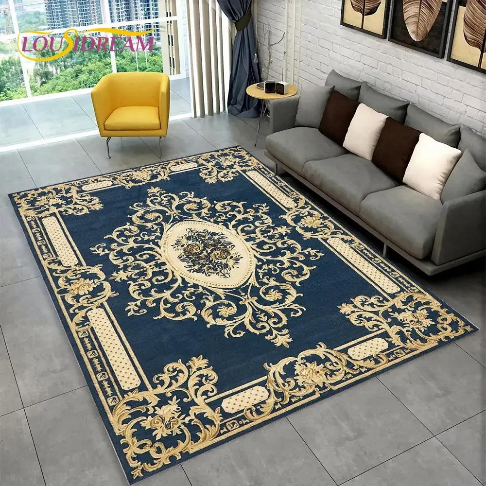 Turkey Persian Bohemian Area Rug Large,Carpet Rug for Living Room Bedroom Sofa Doormat Decoration,Kid Play Non-slip Floor Mat