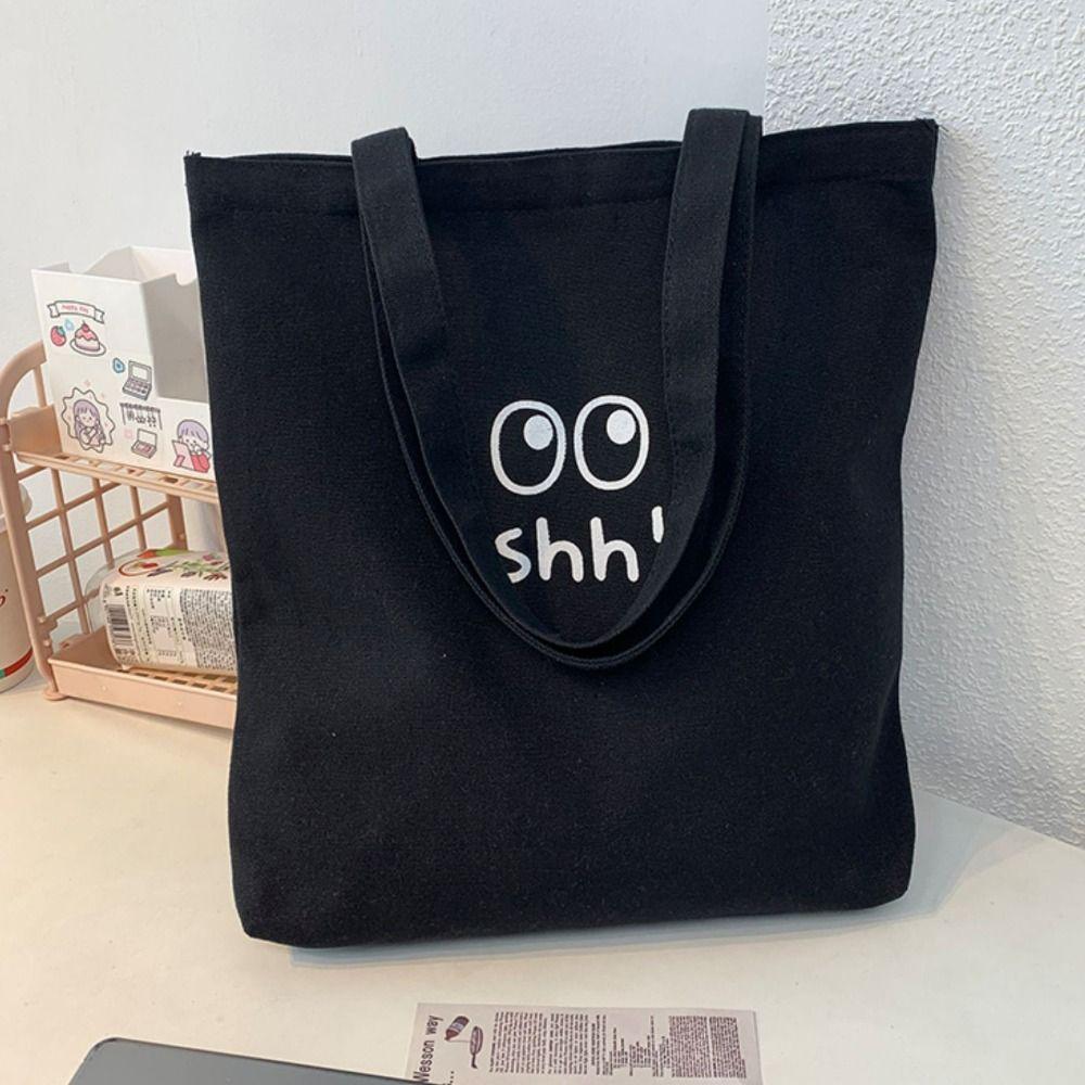 Portable Mommy Handbag Casual Cloth Shoulder Bag Simple Canvas Tote Bag  Travel