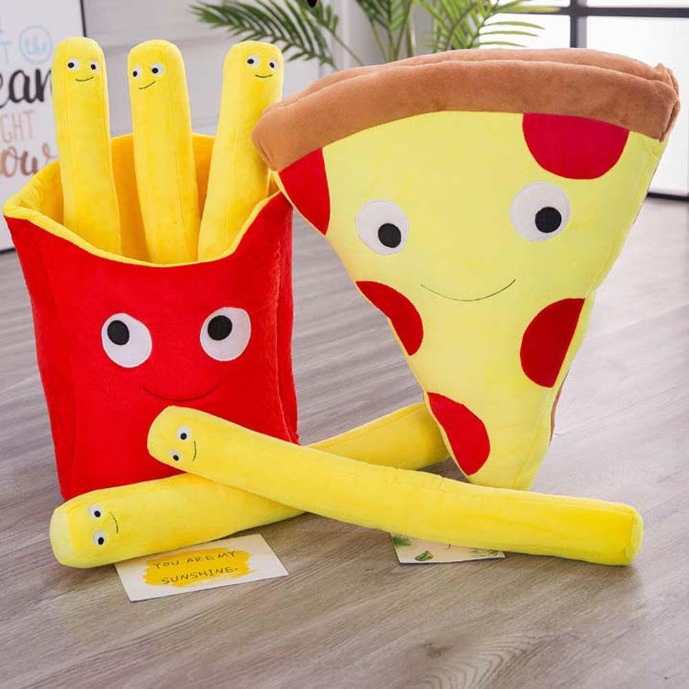 

Kids Gifts Plush Pillow Cushion Stuffed Toys French Fries Plush Toys Plush Doll Pizza Plush Toy 30cm-pizza