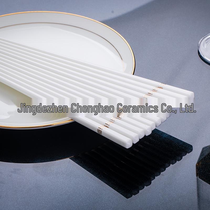 High-Temperature Resistant Luxury Macaron Color Ceramic Chopsticks - Easy To Clean