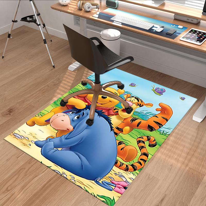 Pooh Friends Jungle Carpet For Playroom Bedroom Living Room Sofa Home Decorkids Game Area Rug Nonslip Floor Mat