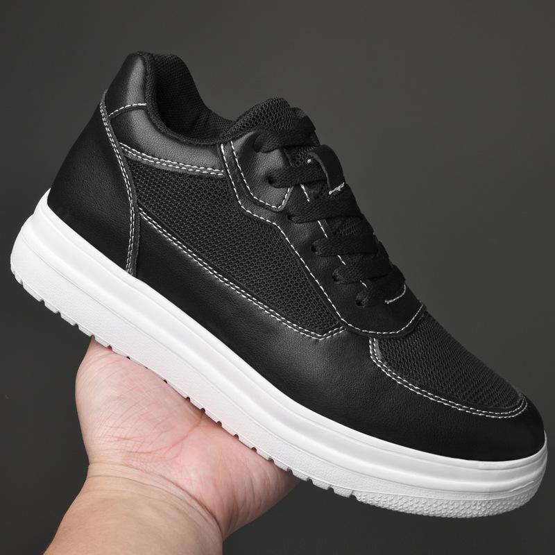 2024 Men Elevator Shoes Heightening Shoes Height Increase Shoes Insoles 6-8CM Man Sneakers Height Increasing Shoes Height Shoes