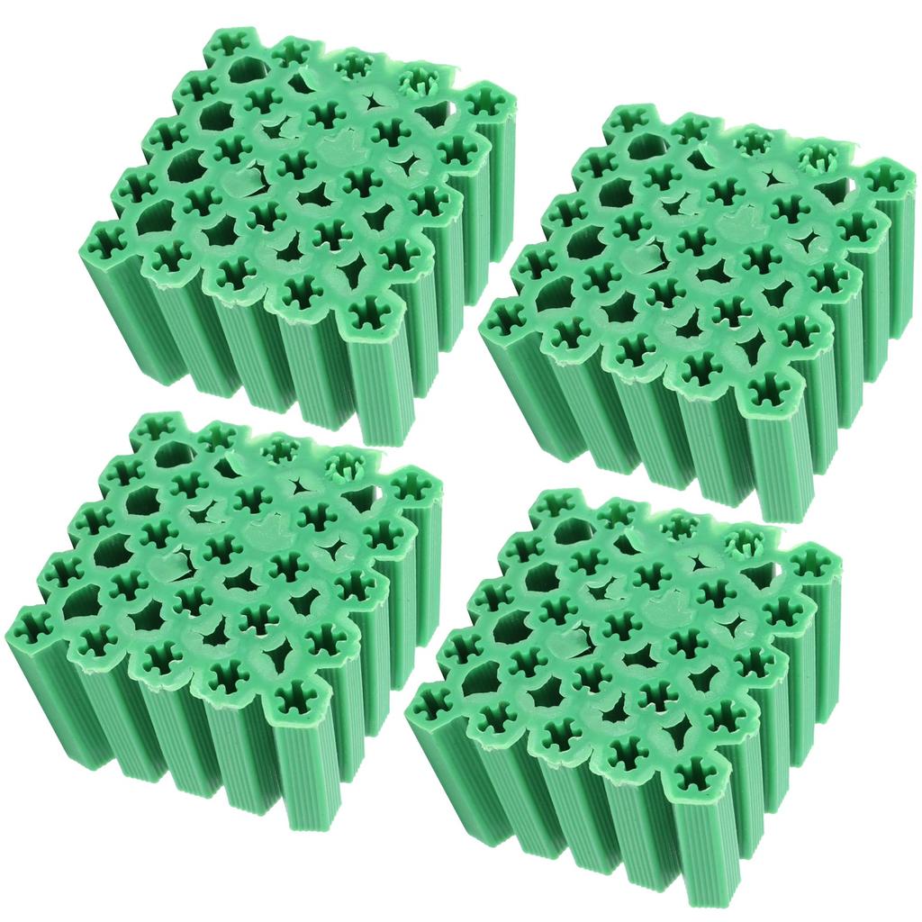 100Pcs M6 Expansion Pipe Plastic Wall Plug Fixing Expansion Tube Accessory Green