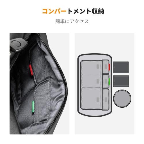 K&F Concept Camera Bag Shoulder Bag Sling Bag Large Capacity Camera Shoulder Bag Stylish Camera Case SLR Camera Bag Adjustable Dividers Water Repellen