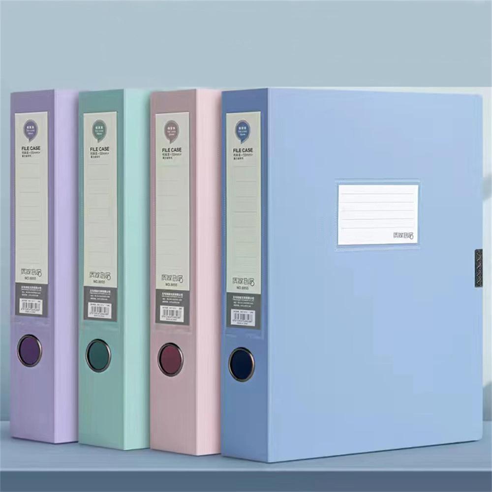 Large Capacity A4 File Folder Multifunctional Waterproof Document Organizer Dustproof Desktop Storage Document Holder Contract