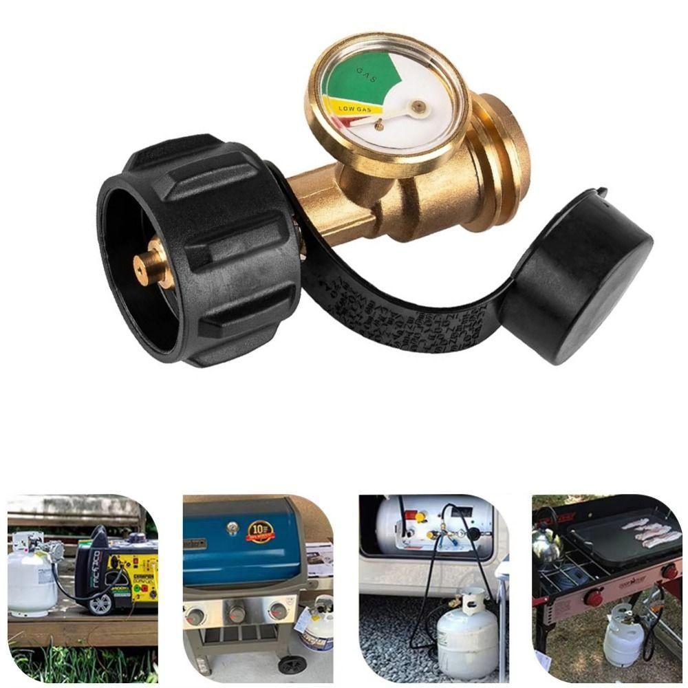 Leak-proof Propane Tank Connector QCC1/Type Propane Tank Gauge Camping Grill