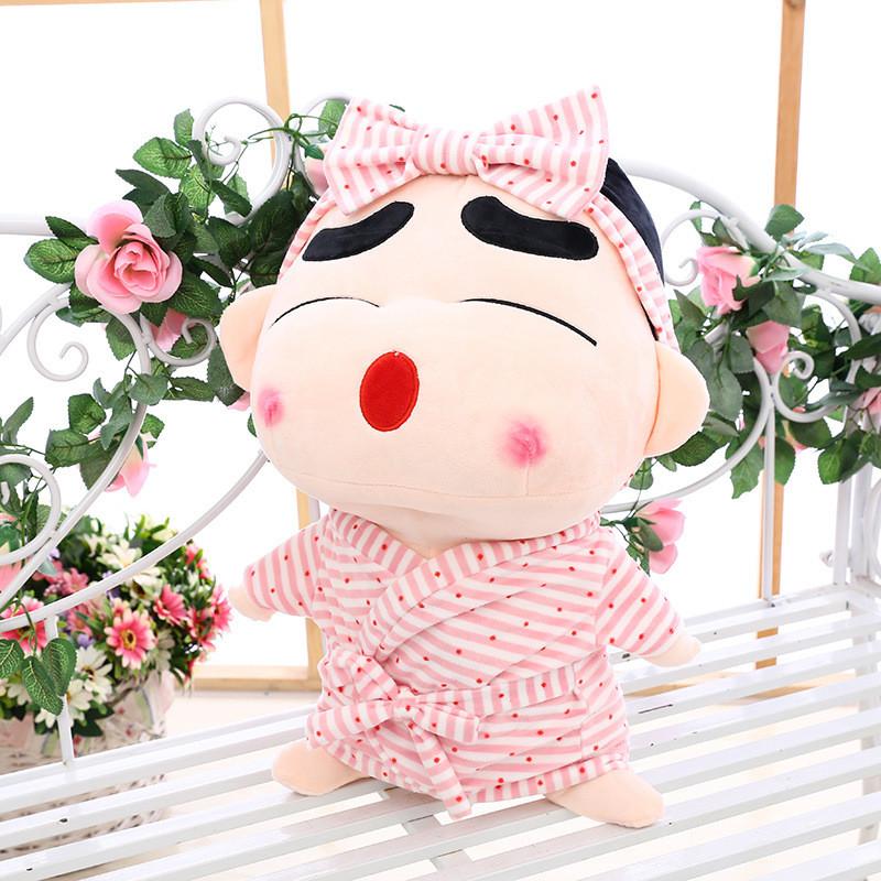 Shin Crayon Chan Plush Toy Bathrobe Multi Expression Stuffed Doll Gift Girl