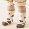 Baby Anti Slip Floor Sock Newborn Footwear Spring Autumn Middle Tube Sock Boy Girl Soft Cotton Cartoon Socks Kids Cartoon Sock