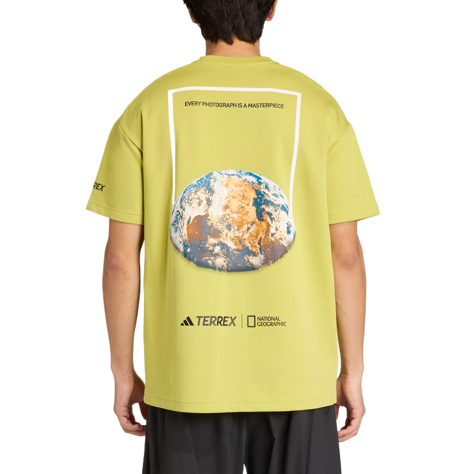 Adidas x National Geographic graphic short-sleeve T-shirt KC2351 M
