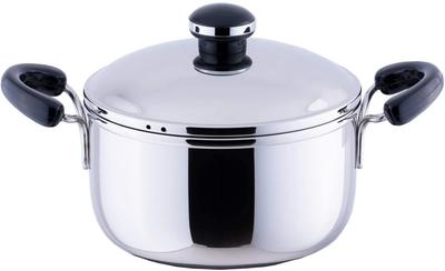 Miyazaki Seisakusho Objet Mini 14cm Deep Made In Induction Pot, Japan, 5-Year Warranty, Compatible, Lightweight, Silver, OJ-34