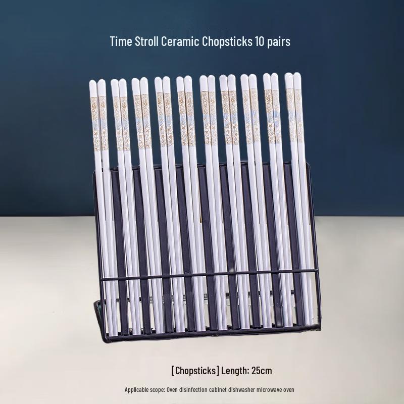 Jingdezhen Premium Bone China Chopsticks Set - Time Walk