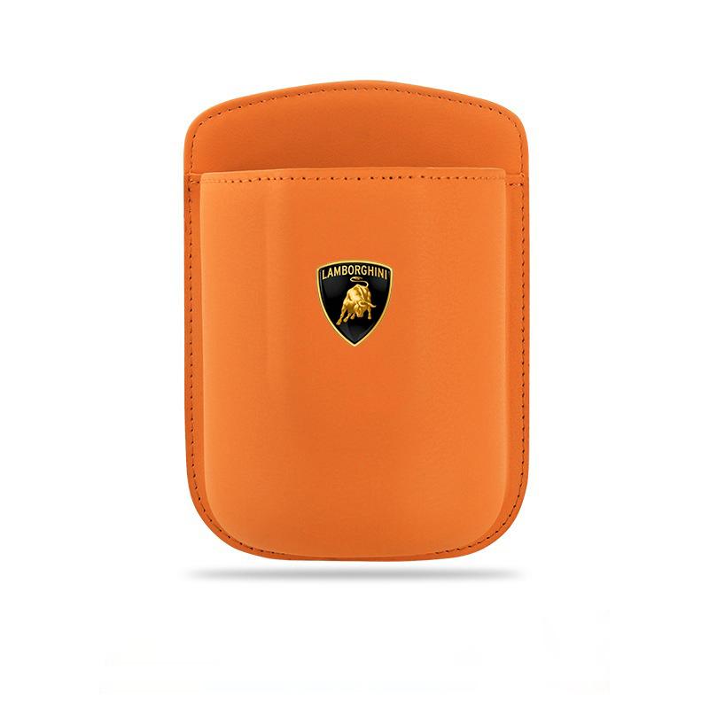 Leather Car Water Cup Box Back Seat Drink Rack For Lamborghini LP570 LP610 Urus LP700 LP770 Gallardo Aventador InteriorAccessory ngf1