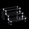 Acrylic Multi-layer Trapezoidal Display Stand for Figures & Jewelry