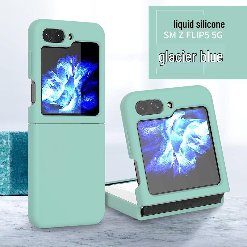 Samsung Z Flip7 Soft Silicone Case: Fits Flip6/5, Ultra-Thin, Solid Color, Skin-Feel Protective Cover