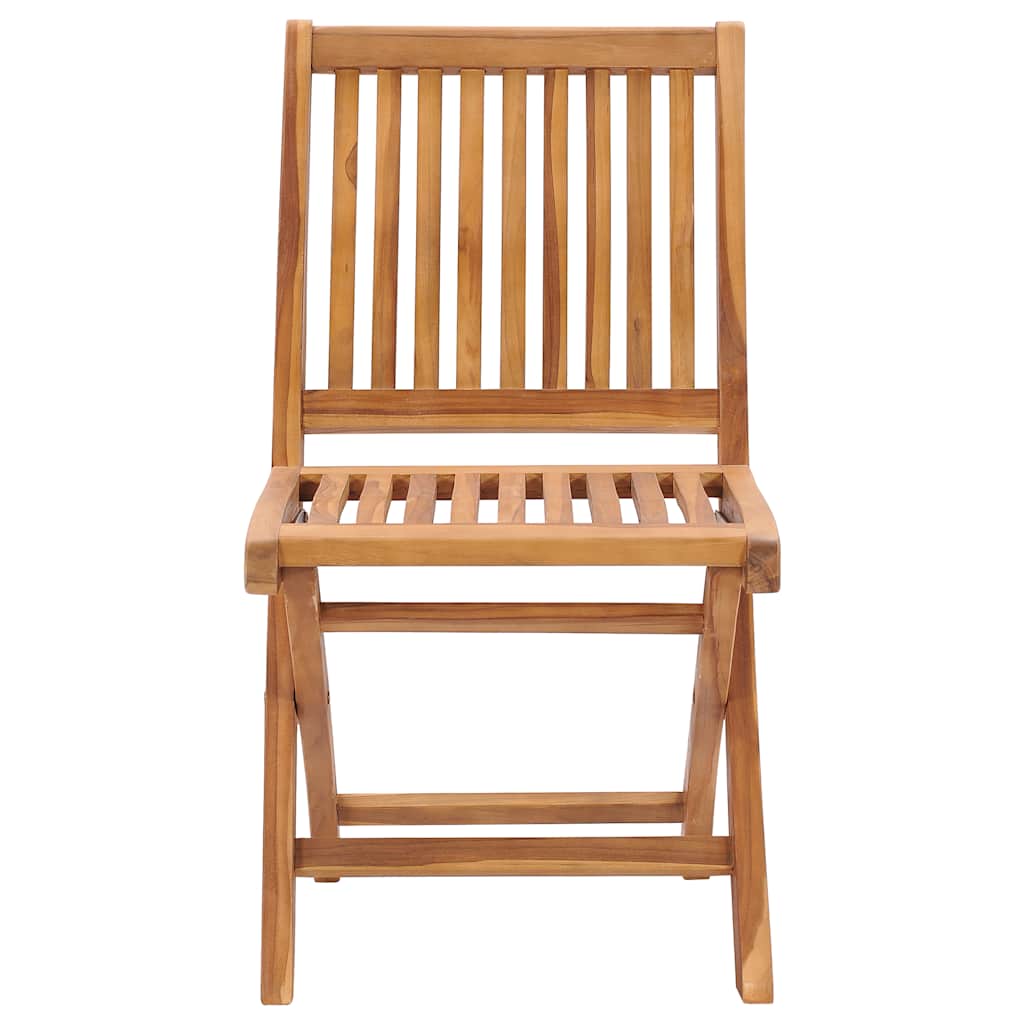 Foldable Garden Chairs with Cushions 6 pcs Solid Teak Wood