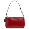 Nolita 19 Logo Zip Closure Leather Tote Shoulder Bag Small Women Bags Red CW408-SVRD