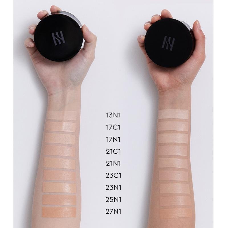 Hera SCHWARZE CUSHION FOUNDATION LSF38 PA++ 15g + Nachfüllpackung 15g (30 Optionen)