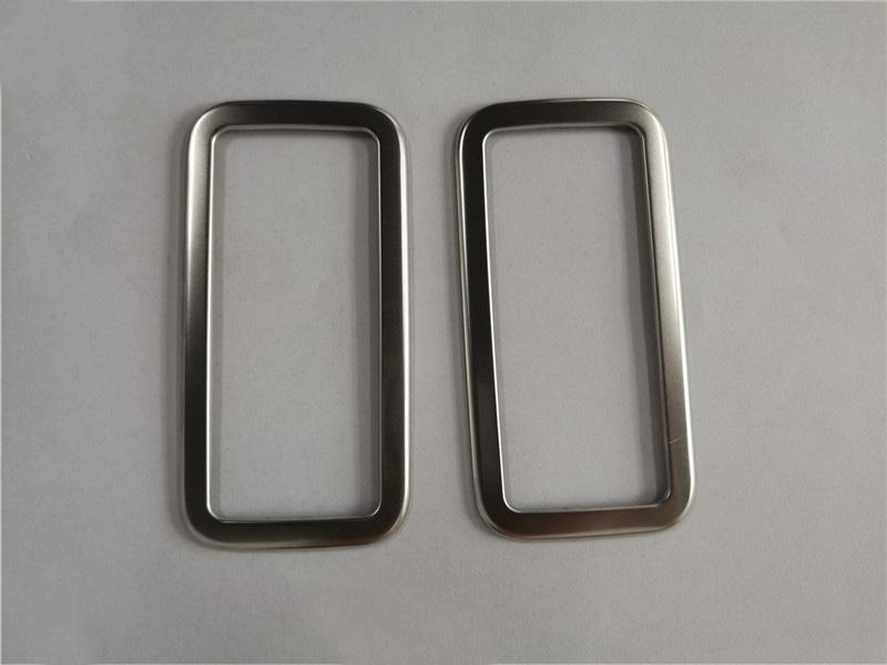 For 2019 Volkswagen VW JETTA 7 MK7 2pcs/Lot Stainless Steel Rear Reading Light Panel Decoration Cover