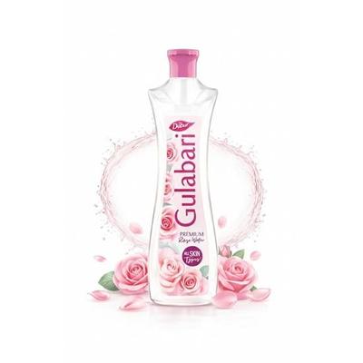 Dabur Gulabari Premium rožių vanduo/veido tonikas - 400ml | Be parabenų | Be alkoholio | Valo, drėkina ir maitina odą | Visiems odos tipams