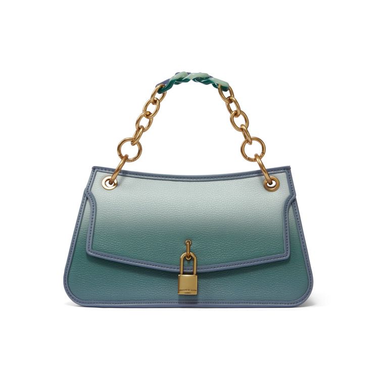 Charles & Keith Metal Lock Decorative PU Handbag Shoulder Bag Crossbody Bag Regular Women Handbags CK2-50781691