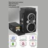 Vintage Dual Lens Camera with Flash 12MP 1080P HD Wide Angle Autofocus 0.85 Inch Screen Retro Keychain Camera for Teens Students Travel