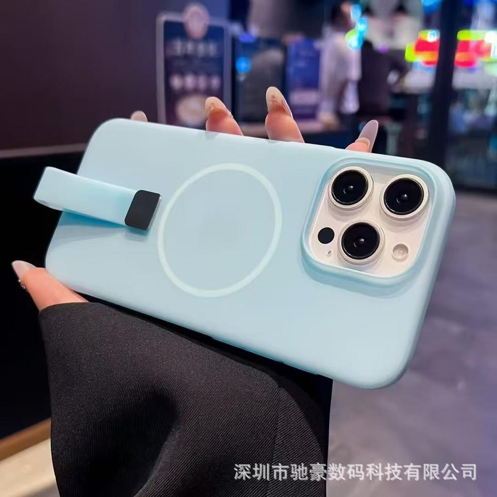 Applicable to iPhone17promax jelly liquid silicone mobile phone case Apple 16 creative lanyard 15 all-inclusive anti-drop