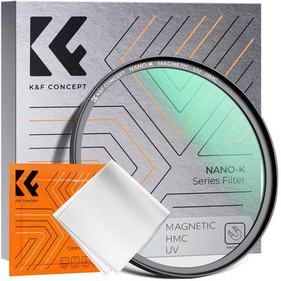 Filtro de proteção de lente MCUV magnético Concept 82 mm, adsorção magnética, instalação conveniente, proteção de lente de absorção UV, revestimento de 18 camadas 1