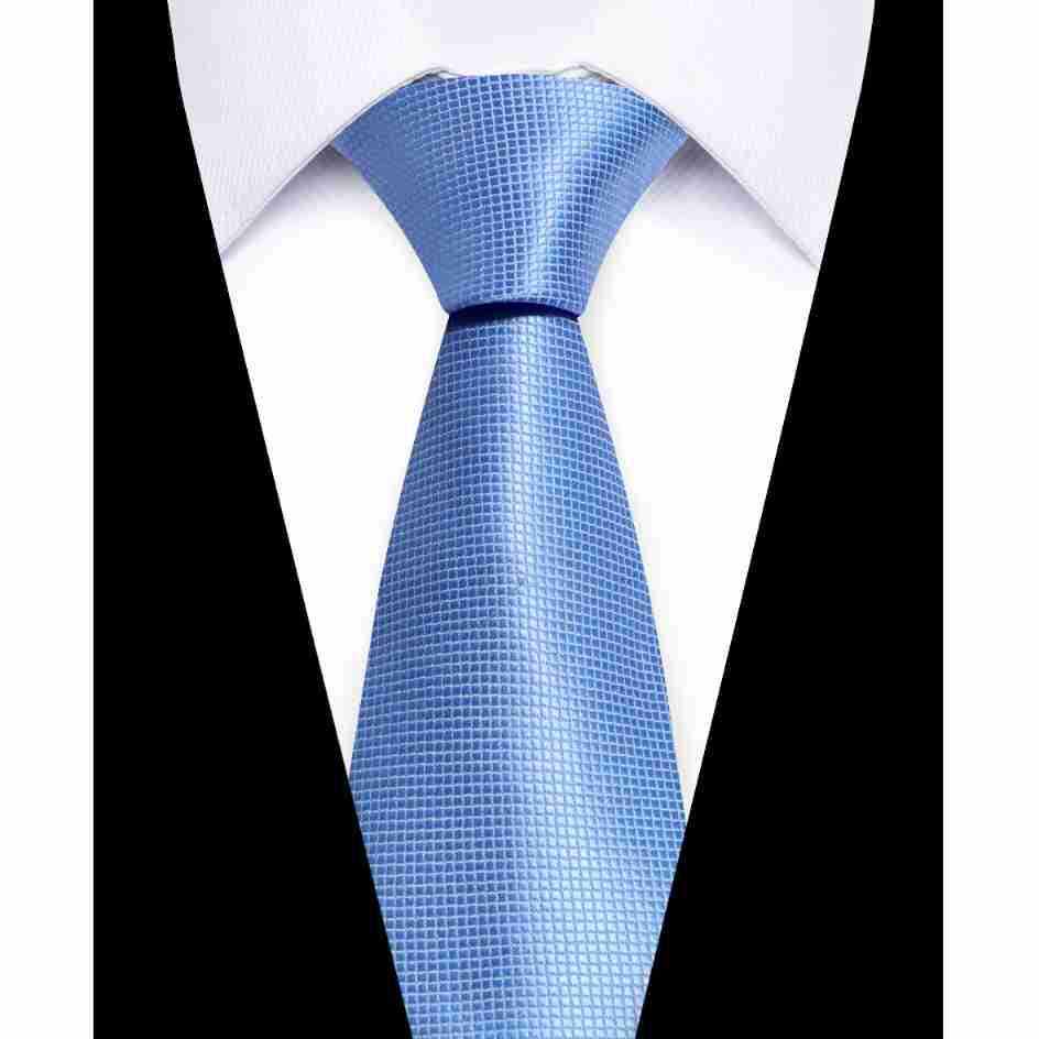 Elegant European & American Men's 8CM Hand-tied Silk Polyester Tie - Casual Business Style