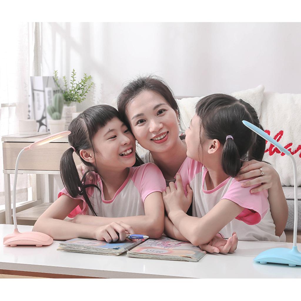 Touching Control Dimmable USB Table Lamp 3 Brightness Levels Warm Lighting 360 Degrees  Flexible