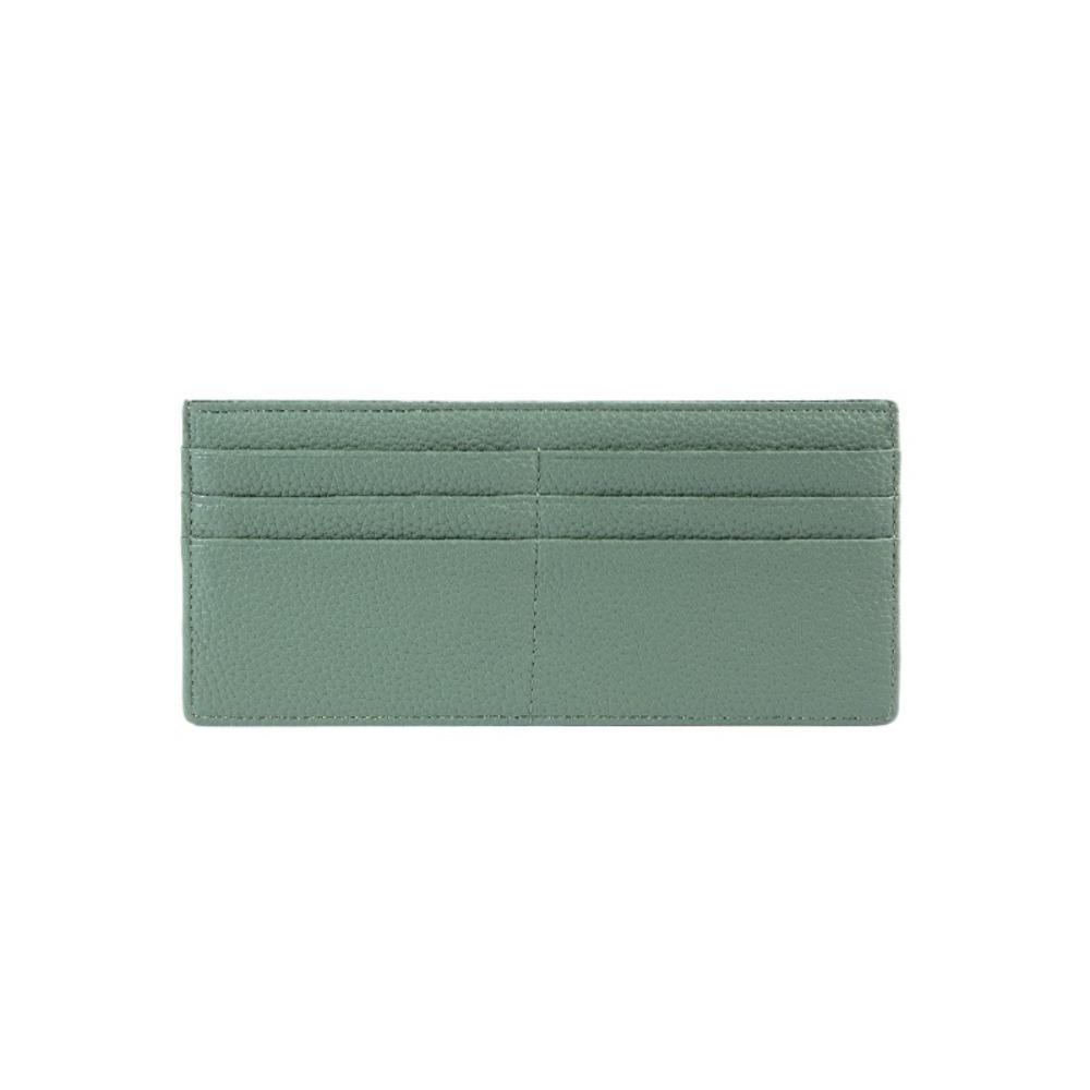 PU Leather Long Wallet Korean Style Zipper Coin Purse Casual Credit Card Holder  Outdoor