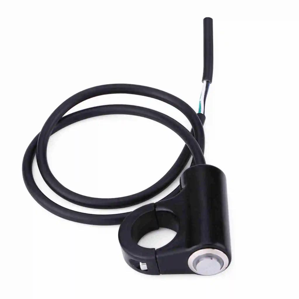 22mm Motorcycle Handlebar Mount Switch Push Button Headlight Brake Fog Lights ON/OFF Blue Ray Version