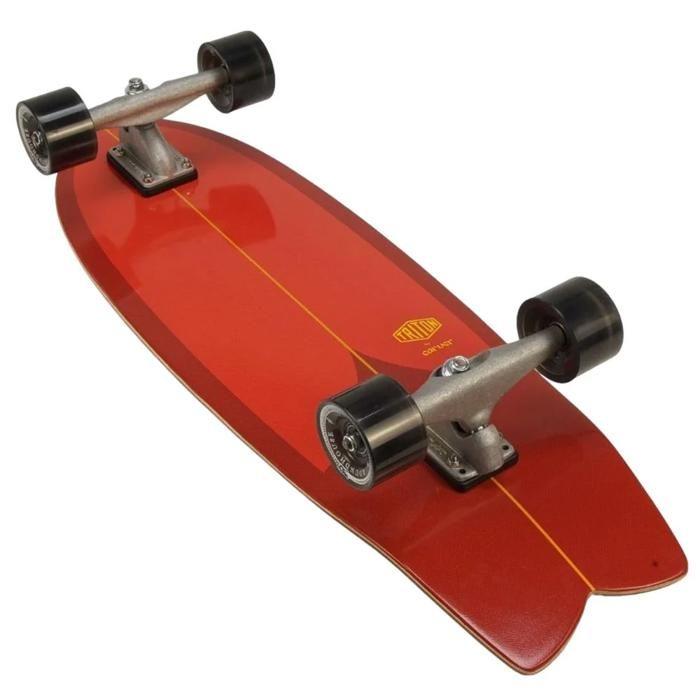 Surfskate - CARVER - Redtail CX - 29,5 palce - Červený - Unisex