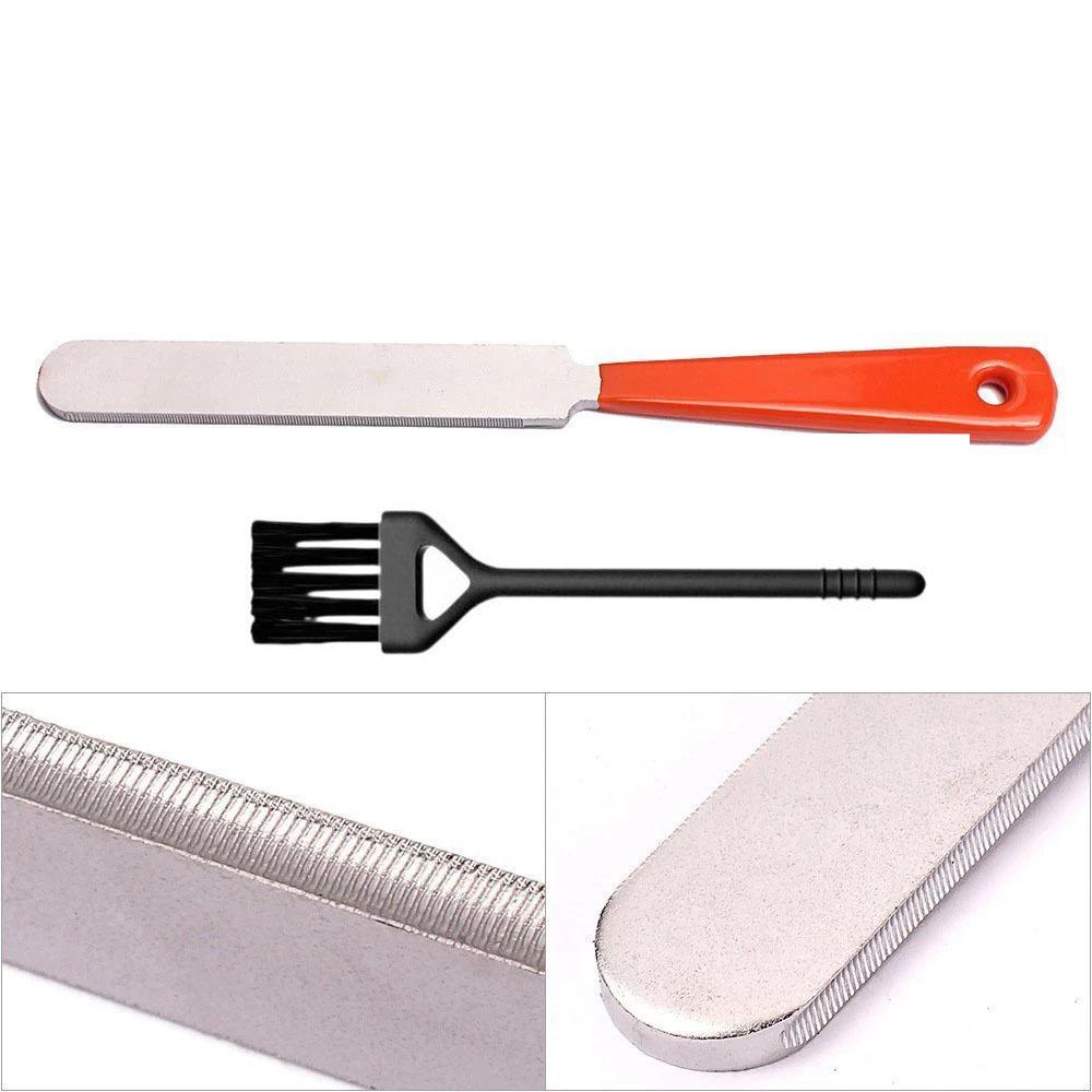 Guitar Polishing and Sanding Tools Guitar Neck Gauge Guitar File Guitar Neck Notch Gauge Guitar Measuring Ruler