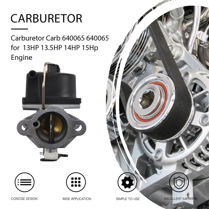 Durable-Carburetor Carb 640065 640065A For Tecumseh 13HP 13.5HP 14HP 15Hp Engine