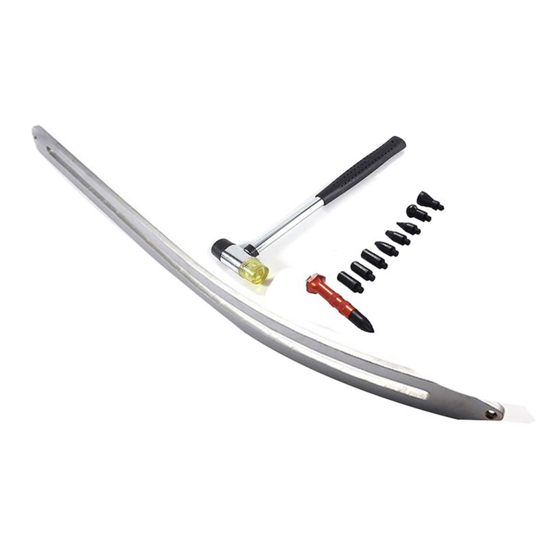Car Auto Car Dent Removal-Fender Damage Repair Puller-Lifter Arc Crowbar Tools Hook Rods Kit Dent Repair Tools Replacement как