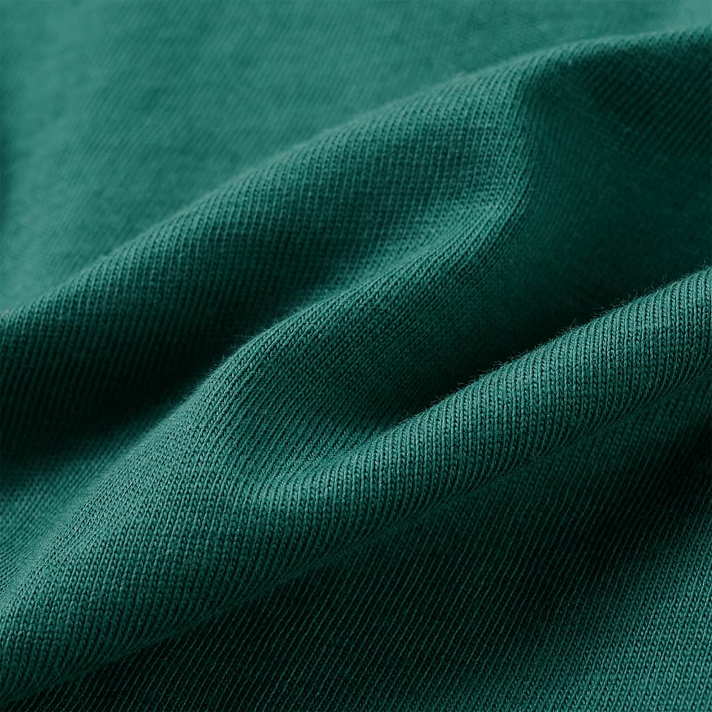 Kids Long Sleeve T Shirt Green Size 92