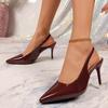 Summer Elegant Pointed Sexy Party High-heeled Sandals Able Best Selling  Comfortable  Women's Shoes