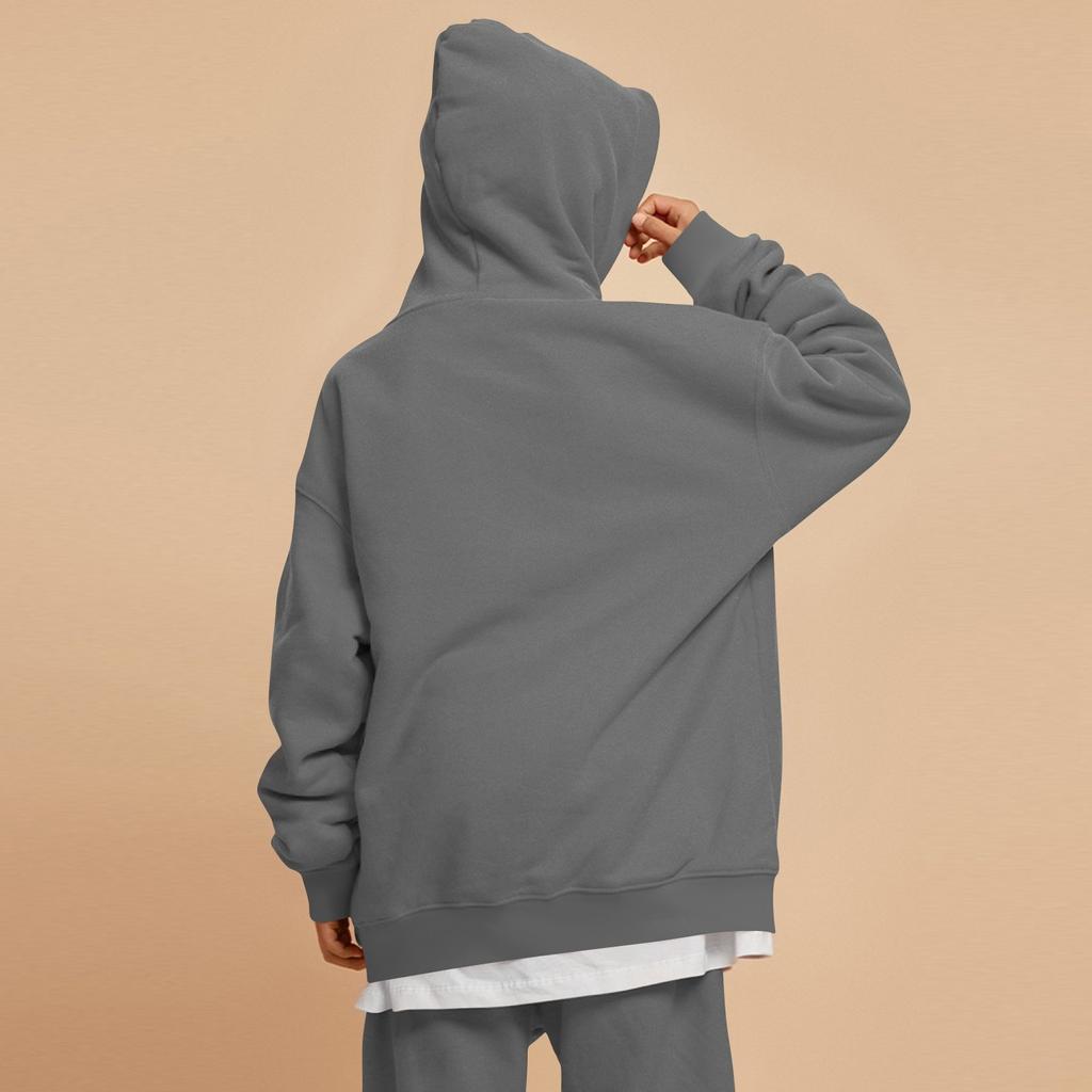 Children's Fashion Solid Color Long Sleeved Casual Jacket Zipper Hoodie Sweatshirt  Jacket