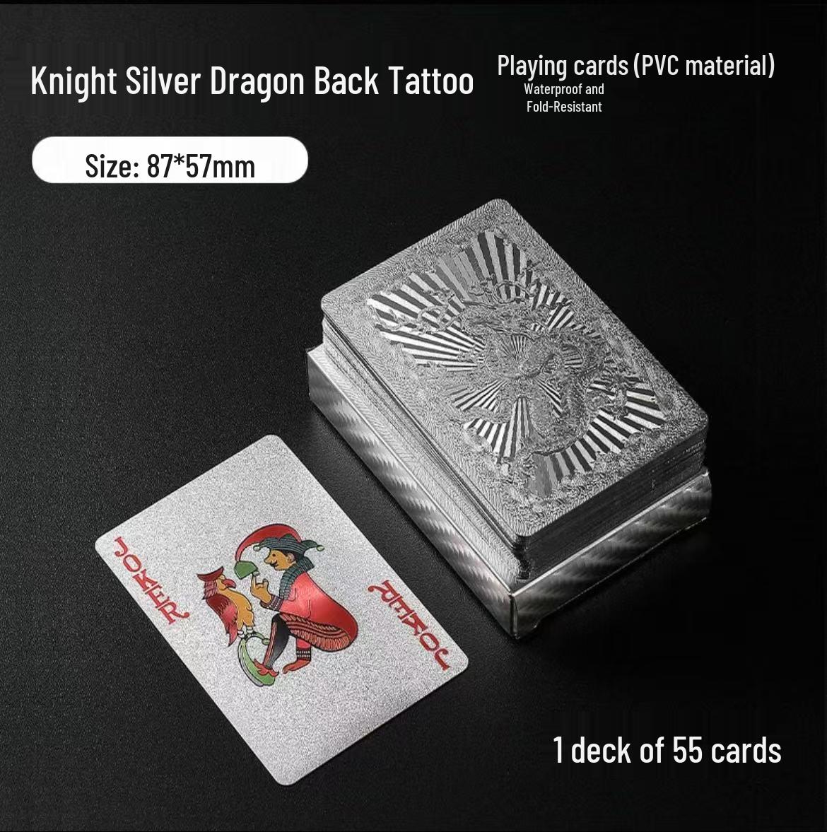 

Золотой Покер ПВХ Черная Сетка Золотая Фольга Игральные Карты: Водонепроницаемый, Несминаемый, Износостойкий.