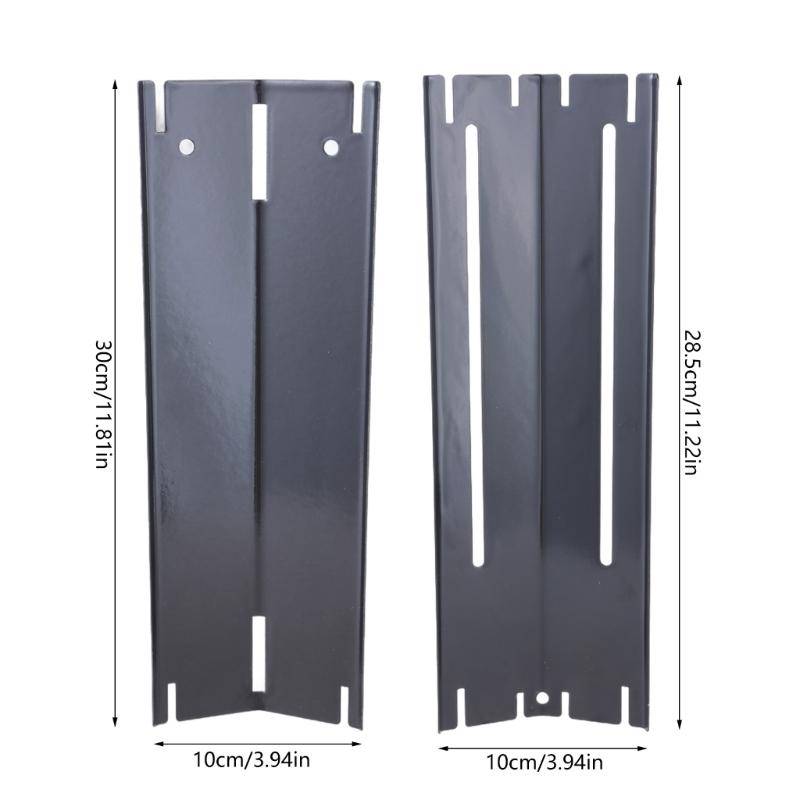 Coperture Bruciatori Tenda Calore Regolabile Strisce Flavorizzanti Acciaio Inossidabile Scudo Piastra Calore Strisce Domatori Fiamma Accessori Griglia